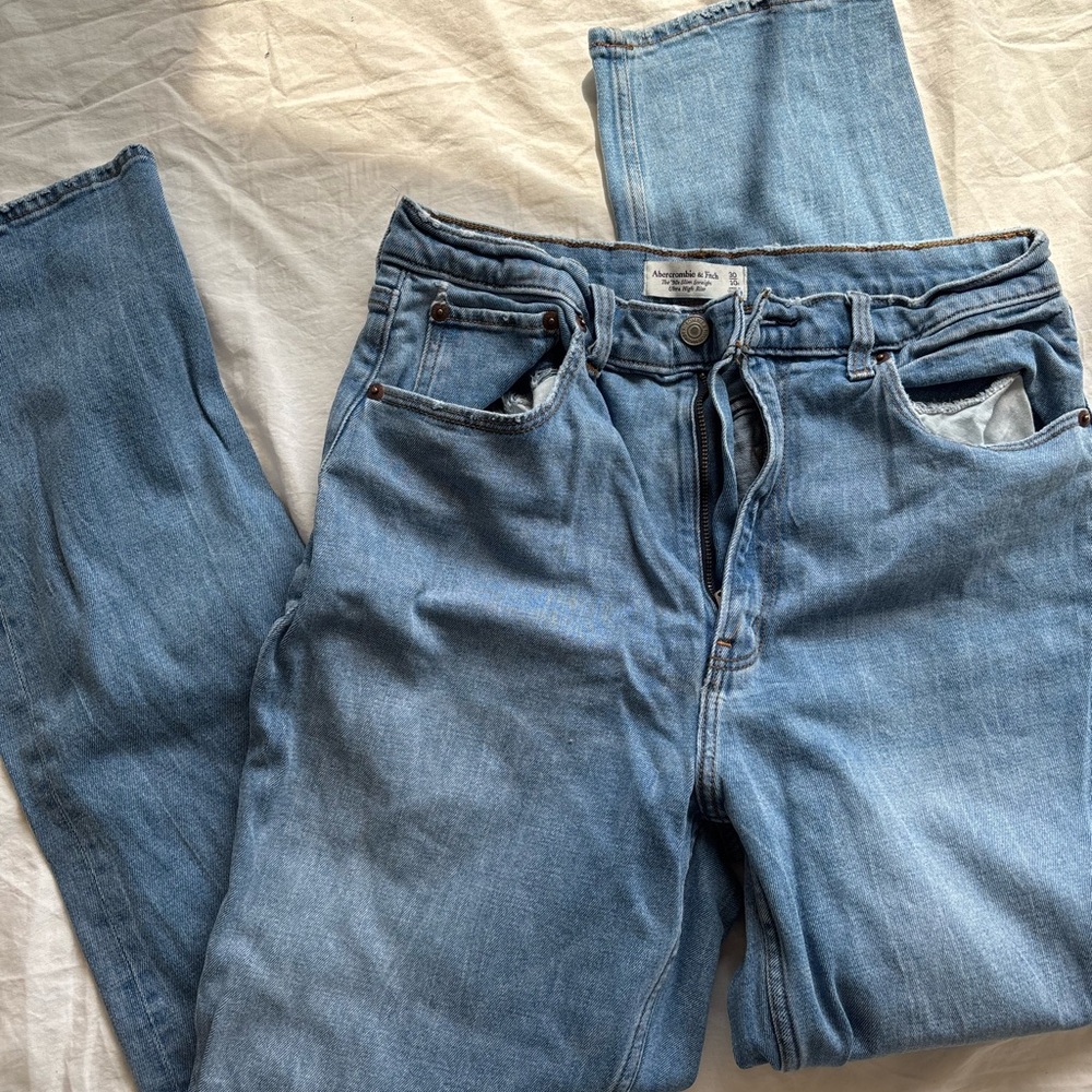 Abercrombie & Fitch Light Blue Women Jeans